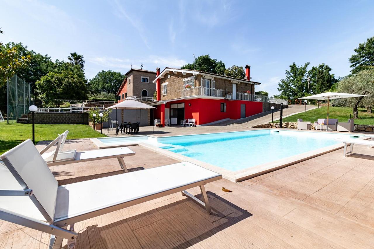 Villa Vacanze La Quercia Carbognano Buitenkant foto